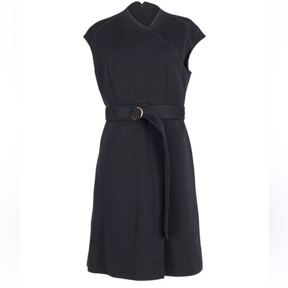 Burberry D-Ring Detail Bonded Jersey Dress in Black- Size 6 $ 1490 NWT - Picture 7 of 10